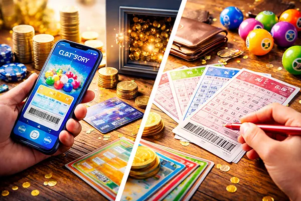 boleto loteria papel